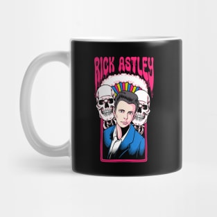 Rick Astley and Two Skulls Mug